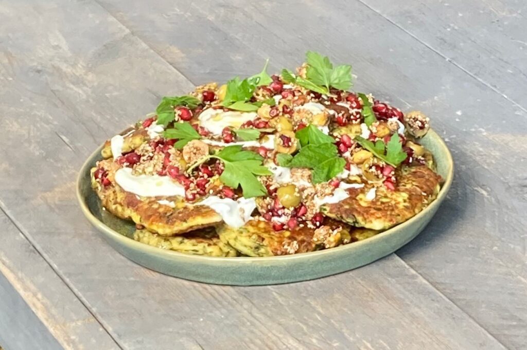 Pannenkoeken met Haloemi van schapenmelk.