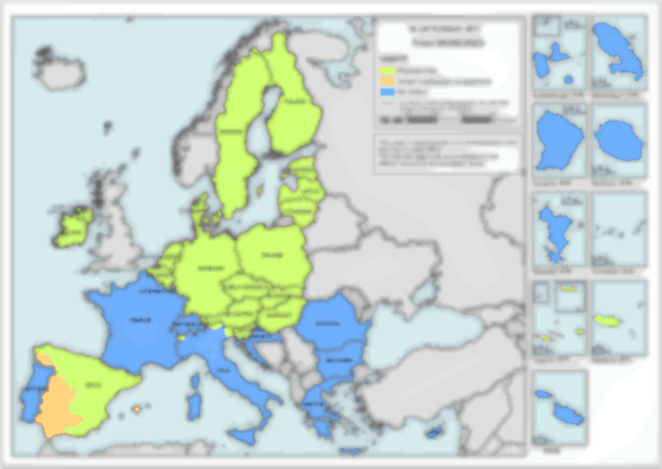 Blauwtong bij schapen in Europa.