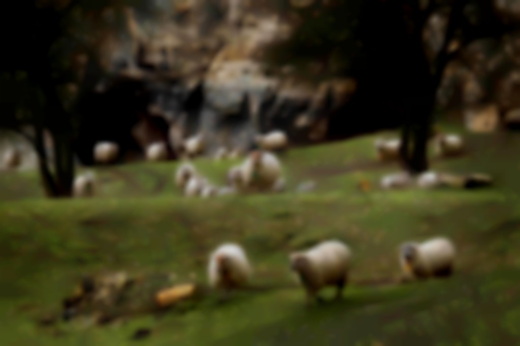 Mergellandschapen op grasland bij de mergelgrotten